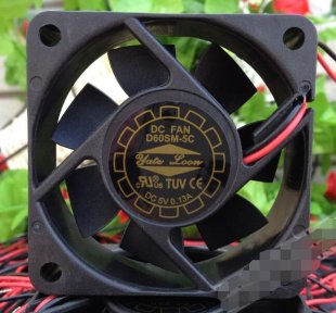 Wholesale Cooling Fan YATE LOON D60SM-5C 5V 0.13A 2wires