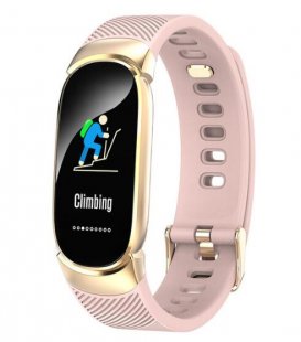 Wholesale Fitness Tracker for Android/iPhone/Samsung/HTC Pink Women Smart Watch Phone