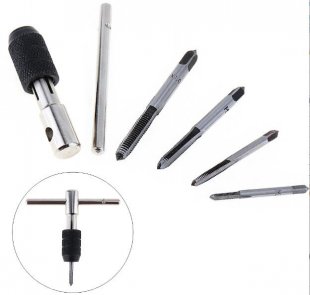 Wholesale 5pcs/set T Type Drift Holder Set with 4pcs M3-M6 Screw Taps for Processing Parts