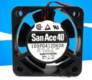 Wholesale Sanyo 109P0412D608 12V 0.18A 3wires Cooling Fan