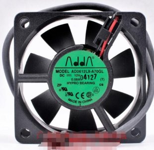 Wholesale ADDA 6025 AD0612LX-A70GL 12V 0.08A Hypro Bearing Fan,cooling Fan