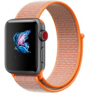 Wholesale for Apple Watch Series 4 40mm/44mm Orange red_44mm Replacement Sport Nylon Woven Band