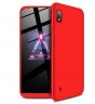 Abctay Ultra Slim PC Back Cover Non-slip Shockproof 360 Degree Full Protective Case red For Samsung A10