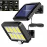 9000lm Outdoor Led Solar Light With 3 Lighting Modes Energy Saving Motion Sensor Light 160COB with 3 Lighting Modes