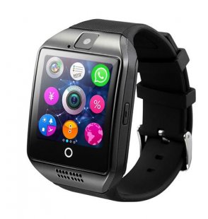 Wholesale Smart watch black Bluetooth Touch Screen Sports Fitness Tracker