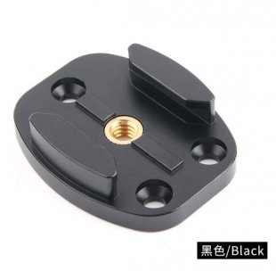 Wholesale for Metal Quick Release Mount GoPro8/7/6 osmo action Tripod Plate Bracket Base black