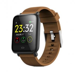 Wholesale Fitness Waterproof Bracelet Brown Q9 Smart Watch Blood Pressure Heart Rate Monitor