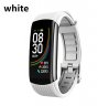 Wholesale Blood Pressure Sleep Exercise Watch Band white Smart Bluetooth Bracelet Temperature Measure ECG Heart Rate