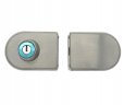 Wholesale stainless steel glass to glass center glass door lock with 3 keys