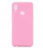 Wholesale Shockproof TPU Back Cover Soft Candy Color Frosted Surface Mobile Phone Case dark pink For Samsung A10S A20S