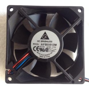 Wholesale DELTA AFB0812M 12V 0.18A 3wires Cooling Fan