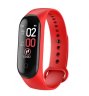 Wholesale IP68 Waterproof red Smart Bracelet Bluetooth Watch Message Notification Heart Rate Step Count