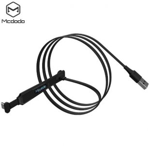 Abctay MCDODO Portabel Angle Head Back Charging Line Fast Charging Gaming Cable for Type-C Phone (0-1.5m)