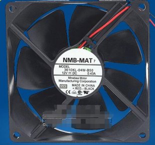 Wholesale NMB 3610KL-04W-B50 12V 0.43A 2wires Cooling Fan