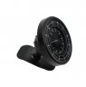 Wholesale 360 Degree Rotation Paste Type Universal Navigation Phone Holder black Creative Strong Magnet Clock