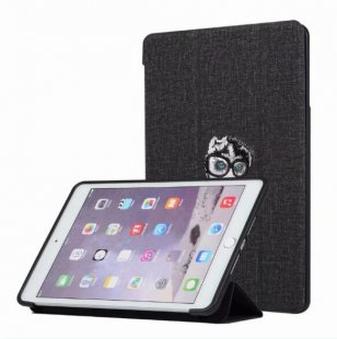 Wholesale For ipad mini123/45 For iPAD Mini 12345/Pro/Air123 Tablet Cover 9.7-inch 10.5-inch Cover Embroidery Case Overal Protection Shell Anti-Fall Stand Function black