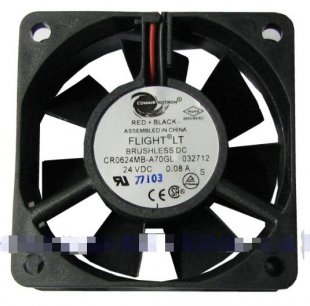 Wholesale ComairRotron 6025 CR0624MB-A70GL 24V 0.08A 1.92W 2Wire Cooling Fan