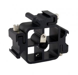 Wholesale Square 3 Head Hot Shoe Three-head Hot Shoe Flash Stand Multi-function Flash Holder Camera Bracket Accessories