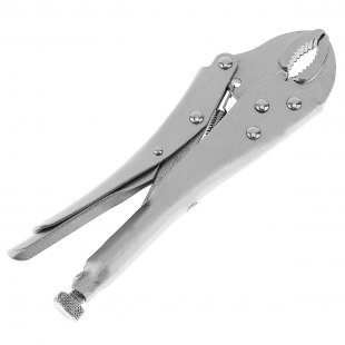 Wholesale 10 Inch 45 # Steel Vigorously Flat Pliers with Smooth Handle and Round Clamp Mouth Fast Fixing Clamp