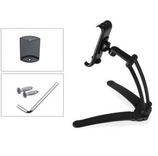 Wholesale For Tablet Smartphone Holders black 2-in-1 Kitchen Tablet Stand Wall Desk Mount Tablet Stand Fit