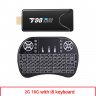 Mini Tv Stick Box Tv T98 Mini Tvbox Rk3318 Android10.0 Tv Box Media Player Tv Receiver 2+16g 2+16G_US plug+I8 Keyboard