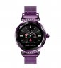 Wholesale IP67 Waterproof Magnetic Strap Sports Bracelet Purple Smart Watch Bracelet Heart Rate Detection