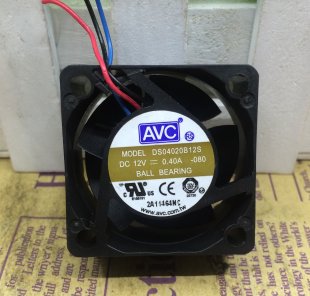 Wholesale AVC DS04020B12S 12V 0.4A 3wires Cooling Fan