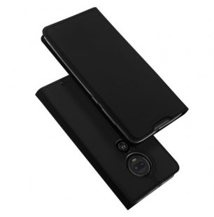 Wholesale with Bracket Card Slot black_MOTO G7 DUX DUCIS for MOTO G7 Magnetic Attraction Shockproof Full Protective Case