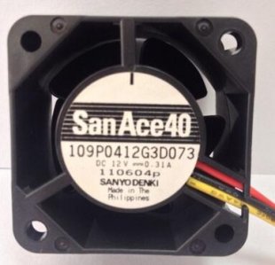 Wholesale SANYO 4028 109P0412G3D073 12V 0.31A 3Wire Cooling Fan