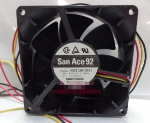 Wholesale Sanyo 9G0912H1D031 12V 0.58A 3wires Cooling Fan