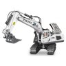 Remote Control Engineering Car Toy RC Car 11 Channel Excavator White