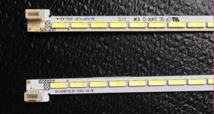 Skyworth SEL420FY(LDF-200)-X2-A SEL420FY(LDF-200)-X2-B Y1513-420E510A-00 SH LED Light Strips for LC420DUJ-SGE1 - 2 Strips