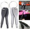 Wholesale Slotted Screwdriver Keychain Tool Black and Gray Available