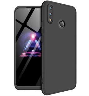 Abctay 3 in 1 360 Degree Non-slip Shockproof Full Protective Case black For HUAWEI NOVA 3I/P smart Plus