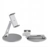 Wholesale Phone Holder for 4-14 Inches Silver Mobile Phone Tablet Stand Desktop Aluminum Alloy Holder Adjustable Collapsible