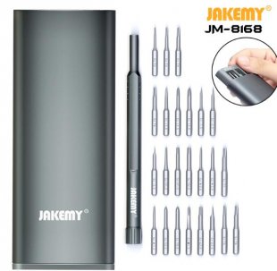 Wholesale 25 In 1 Precision Screwdriver Kit Disassemble Tool with Aluminum Alloy Screwdriver Pen and 24 Magnetic Screwdriver Bits for Mobile Phone Repair