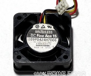 Wholesale Sanyo 109P0424H7D06 24V 0.08A 3wires DC Cooling Fan