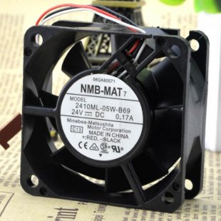 Wholesale NMB 2410ML-05W-B69 24V 0.17A 3wires Cooling Fan