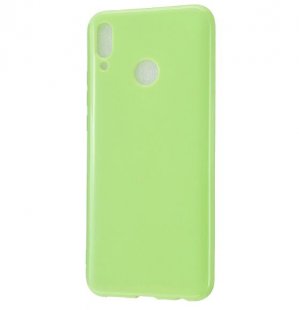 Abctay Prime 2019 Cellphone Shell Glossy TPU Case Soft Mobile Phone Cover Full Body Protection Fluorescent green For HUAWEI Y9/Y9