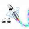 Wholesale Android Type-C IOS Fast Charging Cable for Mobile Phone color_Android interface Data Line LED Magnetic Micro USB Cable