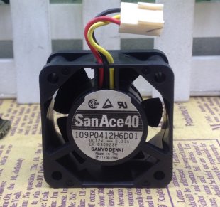 Wholesale Sanyo 109P0412H6D01 12V 0.11A 3wires Cooling Fan