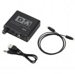 Wholesale for Home Use black Digital to Analog R/L Audio Converter Plug and Play Stable Adaptor Convenient
