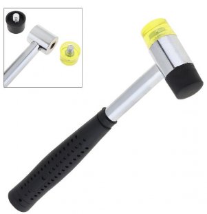 Wholesale 25mm Rubber Double Faced Work Glazing Window Beads Hammer Nylon Head Mallet Tool