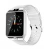 Wholesale with SIM and Memory Card Support for Android & iOS Devices White Fashion Bluetooth Smart Watch