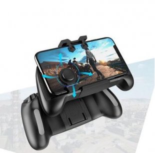 Wholesale AK21 Gaming Joystick Gamepad - Mobile Phone Game Trigger Fire Button L1R1 Shooter Controller AK21 for PUBG Game Handle Holder Br