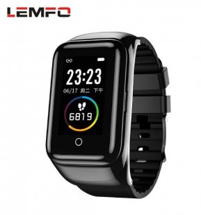 Wholesale 2-in-1 Bracelet black LEMFO M7 Smart Watch Bracelet Color Screen Sports Pedometer Dual Bluetooth Headset