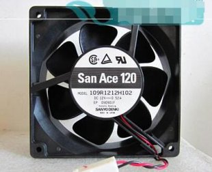 Wholesale Sanyo 109R1212H102 12V 0.52A 2wires Cooling Fan