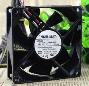 Wholesale NMB-MAT 8025 3110RL-05W-B79 : 24V 0.24A 3wires cooling fan