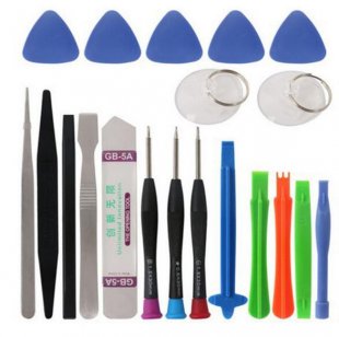 Wholesale for iPhone X 8 7 6S 6 Plus Hand Tools Set 20 in 1 Mobile Phone Repair Tools Kit Spudger Pry Opening Tool Screwdriver Set