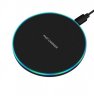 Wholesale for iPhone SANSUNG black Thin QI Wireless Fast Charger Mobile Phone Wireless Fast Charging Pad